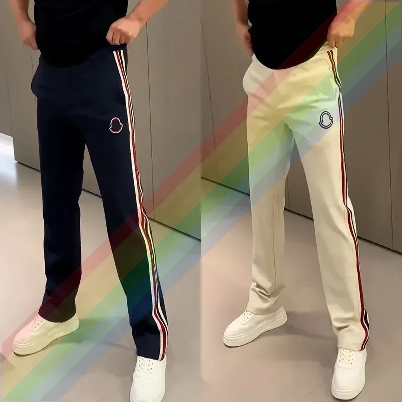 New Wide-Leg Pants Men's Loose Straight Drooping Casual Sports Pants Fashion Brand All-Matching Stretch Striped Sweatpants
New Wide-Leg Pants Men's Loose Straight Drooping Casual Sports Pants Fashion Brand All-Matching Stretch Striped Sweatpants