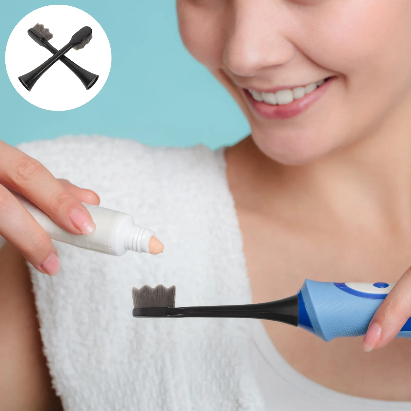 Набор из 4 сменных насадок для электрической зубной щетки с ультратонкой щетиной для чувствительных зубов, удаление пятен, семейный комплект
Набор из 4 сменных насадок для электрической зубной щетки с ультратонкой щетиной для чувствительных зубов, удаление пятен, семейный комплект