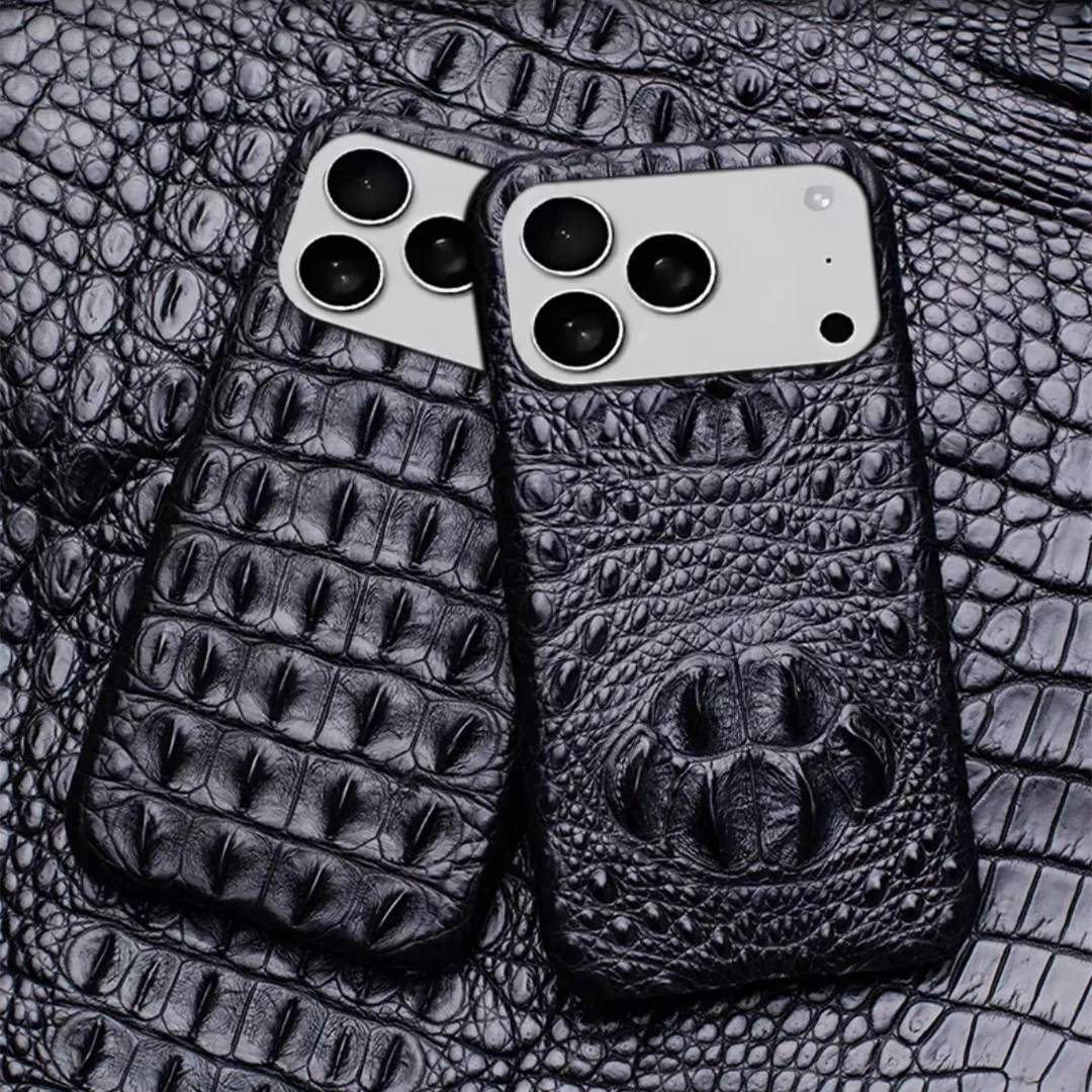 Handmade 3D Genuine Crocodile Leather Case for iPhone 17 Pro Max Air 17Pro 16Pro Real Alligator Skin Skull Tail Armor Back Cover
Handmade 3D Genuine Crocodile Leather Case for iPhone 17 Pro Max Air 17Pro 16Pro Real Alligator Skin Skull Tail Armor Back Cover