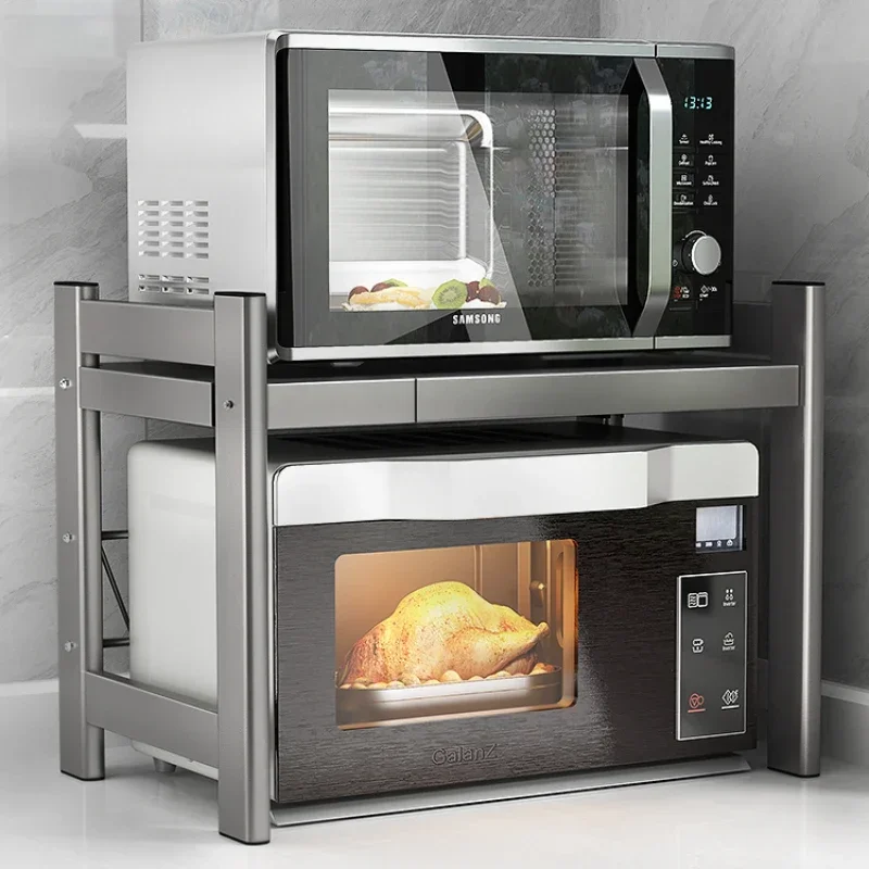 Gun ash microwave oven rack kitchen oven rack multifunctional storage double-layer household rice cooker bracket table top
Gun ash microwave oven rack kitchen oven rack multifunctional storage double-layer household rice cooker bracket table top