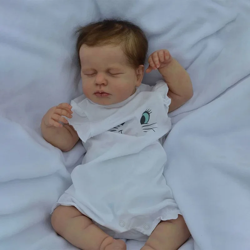 19inch Full Silicone Body /cloth Body Reborn Doll Loulou Newborn Baby Sleeping Doll with Visible Veins High Quality Doll Gift
19inch Full Silicone Body /cloth Body Reborn Doll Loulou Newborn Baby Sleeping Doll with Visible Veins High Quality Doll Gift
