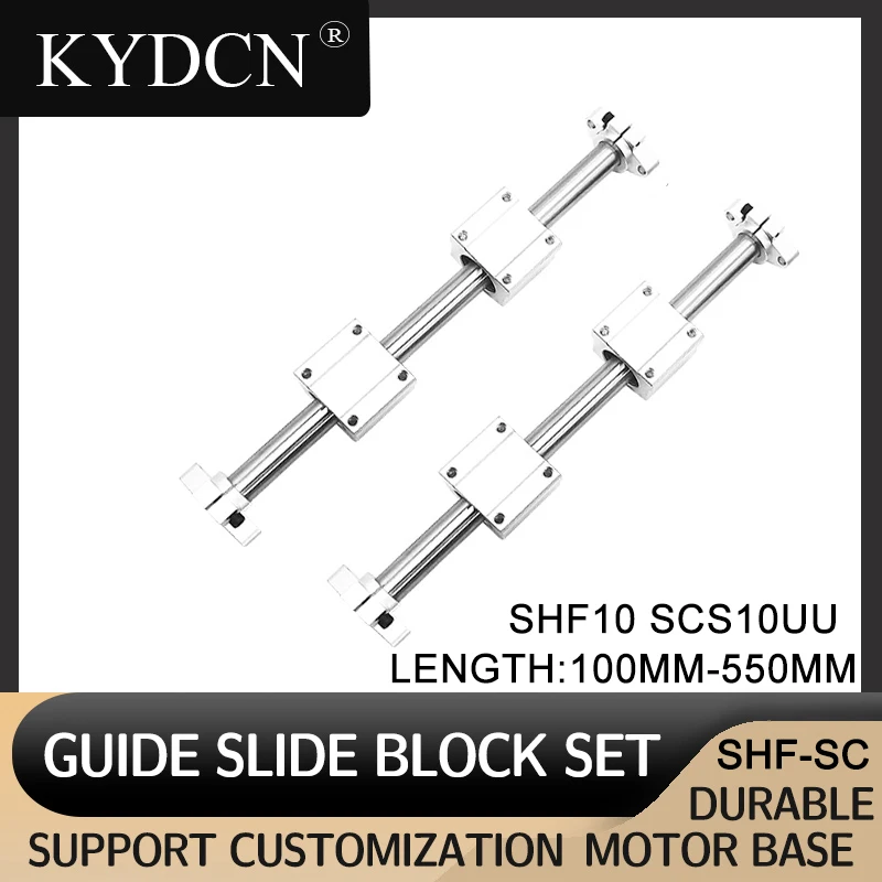 2 PCS Rail Optical Axis Linear Rail Length 100-550MM+4 SCS10UU Linear Bearing Blocks + 4 SHF10 3D Printer Smooth Rod
2 PCS Rail Optical Axis Linear Rail Length 100-550MM+4 SCS10UU Linear Bearing Blocks + 4 SHF10 3D Printer Smooth Rod