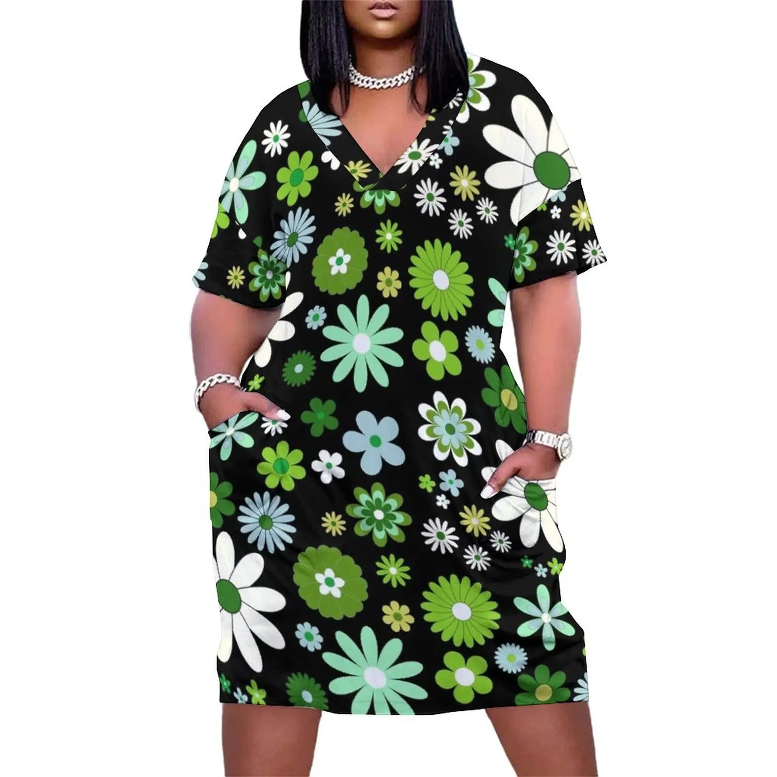 Go Go Girl Retro 60's Greens, White, Black Fun French Design Loose Pocket Dress dresses korean style Dress woman summer dresses
Go Go Girl Retro 60's Greens, White, Black Fun French Design Loose Pocket Dress dresses korean style Dress woman summer dresses