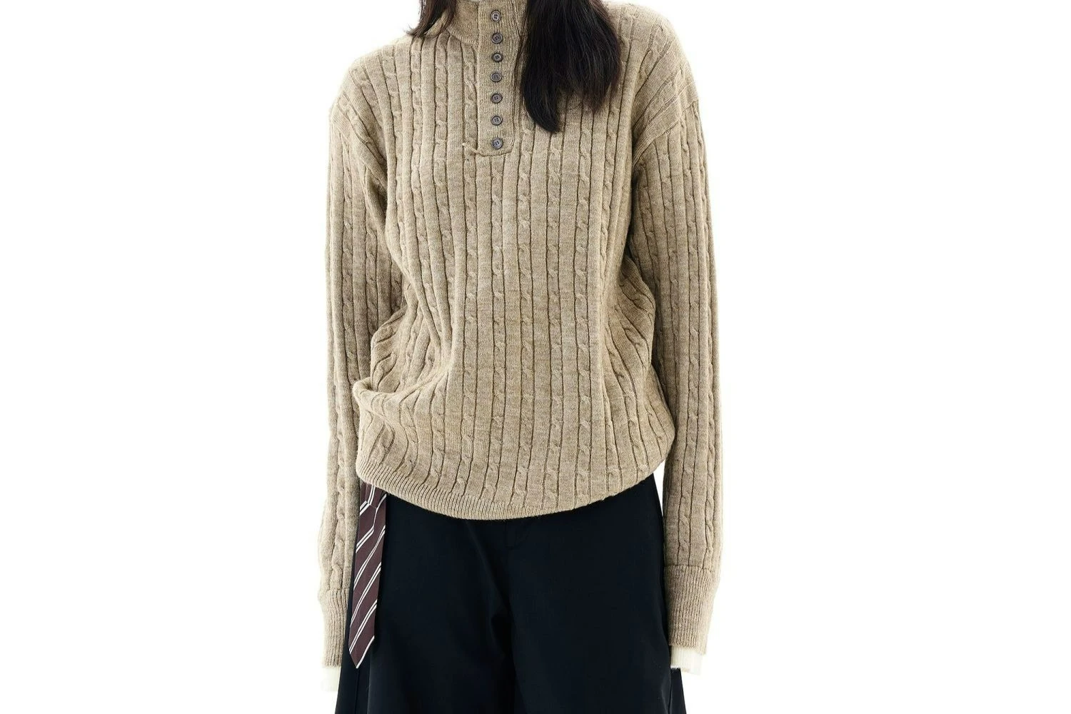 Twist Sweater for Women Lazy Style High-End Feel Loose Fit Vintage Casual Versatile Knitwear
Twist Sweater for Women Lazy Style High-End Feel Loose Fit Vintage Casual Versatile Knitwear