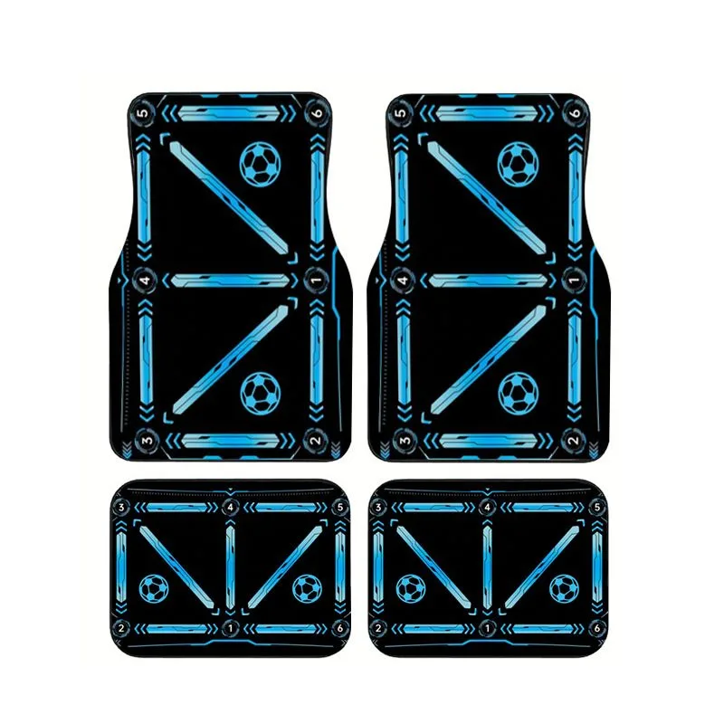 Cool Blue Neon Soccer Game Print Car Floor Mats 4pcs Universal Anti-slip Carpets Waterproof Auto Foot Mats For Car Interior Men
Cool Blue Neon Soccer Game Print Car Floor Mats 4pcs Universal Anti-slip Carpets Waterproof Auto Foot Mats For Car Interior Men