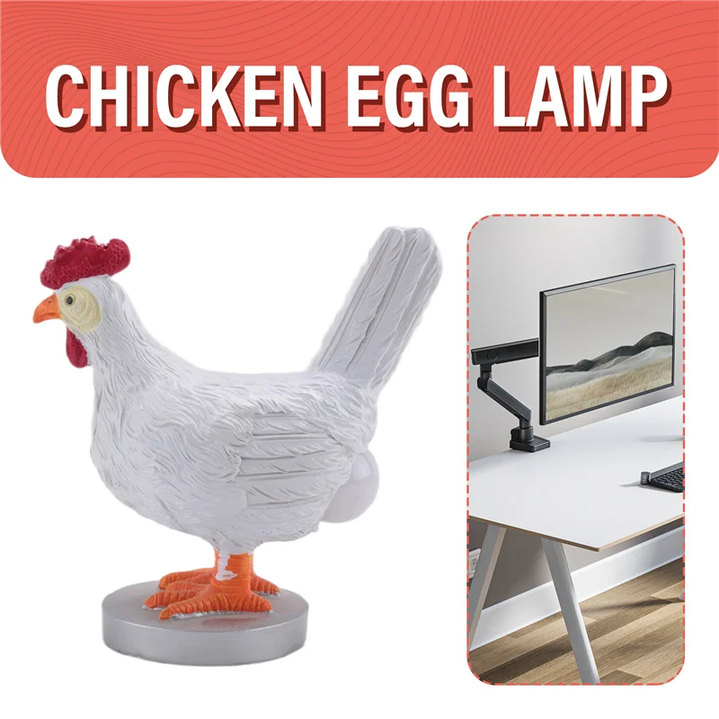 ABRB-Chicken Egg Lamp,3D Chicken Table Lamp, Lifelike LED Egg Lamp, Resin Chicken Egg Night Light With USB (Chicken Egg Lamp) Du
ABRB-Chicken Egg Lamp,3D Chicken Table Lamp, Lifelike LED Egg Lamp, Resin Chicken Egg Night Light With USB (Chicken Egg Lamp) Du