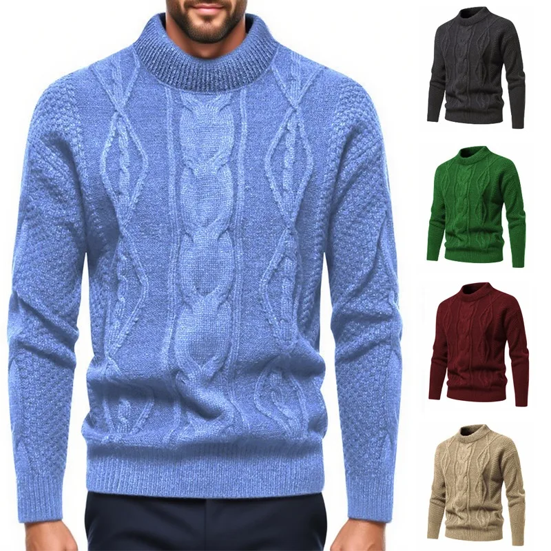 2025 New Men's Retro Knitted Sweater Casual Round Neck Pullover Warm Winter Knitwear European Size Oversized
2025 New Men's Retro Knitted Sweater Casual Round Neck Pullover Warm Winter Knitwear European Size Oversized
