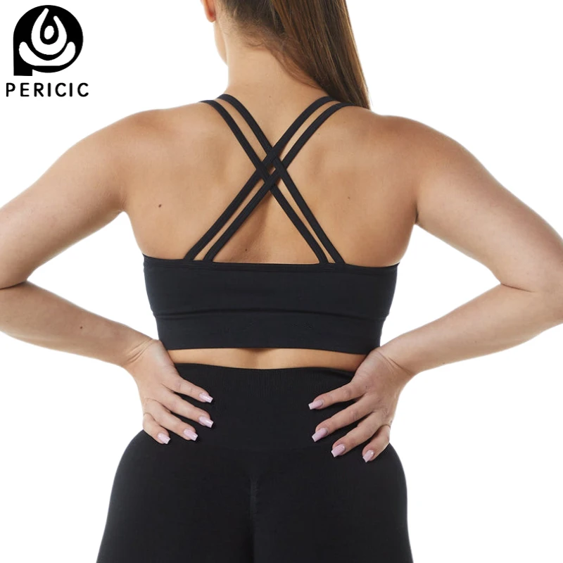 Medium-Impact Seamless Bra Revival Bra Women Running Fitness Workout Yoga Bra Underwear Gym Top Female Cross Straps Sports Bra
Medium-Impact Seamless Bra Revival Bra Women Running Fitness Workout Yoga Bra Underwear Gym Top Female Cross Straps Sports Bra