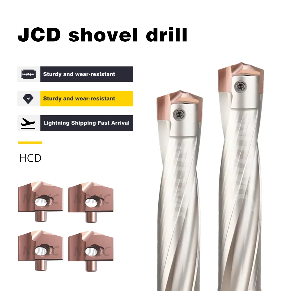 JCD Internal Cooling U-shaped Drill CNC Lathe Deep Hole Shovel Drilling Tool Holder 3D/5D/8D high-Quality Crown Drill Bit Strong
JCD Internal Cooling U-shaped Drill CNC Lathe Deep Hole Shovel Drilling Tool Holder 3D/5D/8D high-Quality Crown Drill Bit Strong
