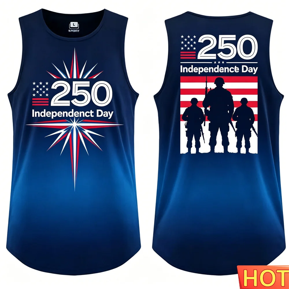 Independence Day vestUS Men's and Women's Celebration men's t-shirts and tank tops 250th Anniversary American basketball jersey
Independence Day vestUS Men's and Women's Celebration men's t-shirts and tank tops 250th Anniversary American basketball jersey