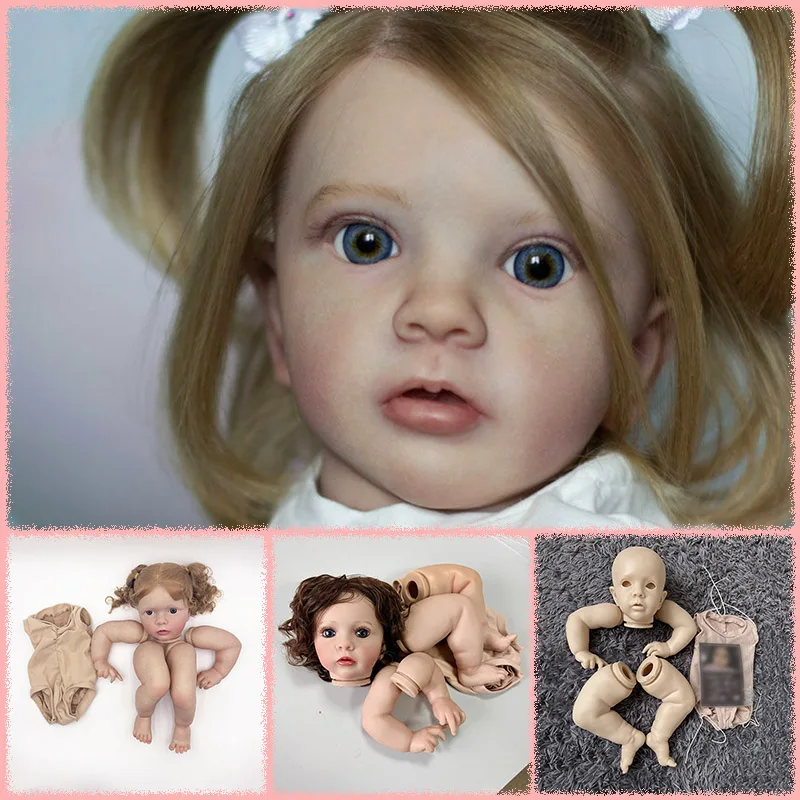 23Inch Reborn Missy Doll Kit Already Painted Kits/Un painted Kits Soft Touch Fresh Color DIY Doll Parts with Cloth Body
23Inch Reborn Missy Doll Kit Already Painted Kits/Un painted Kits Soft Touch Fresh Color DIY Doll Parts with Cloth Body