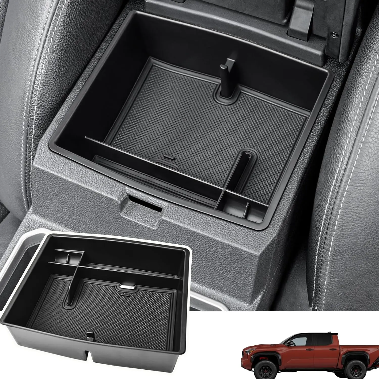 Kptidy Center Console Organizer for Toyota Tacoma 2024 2025 (4th Gen) Armrest Storage Box Secondary Middle Car ABS Insert Tray
Kptidy Center Console Organizer for Toyota Tacoma 2024 2025 (4th Gen) Armrest Storage Box Secondary Middle Car ABS Insert Tray