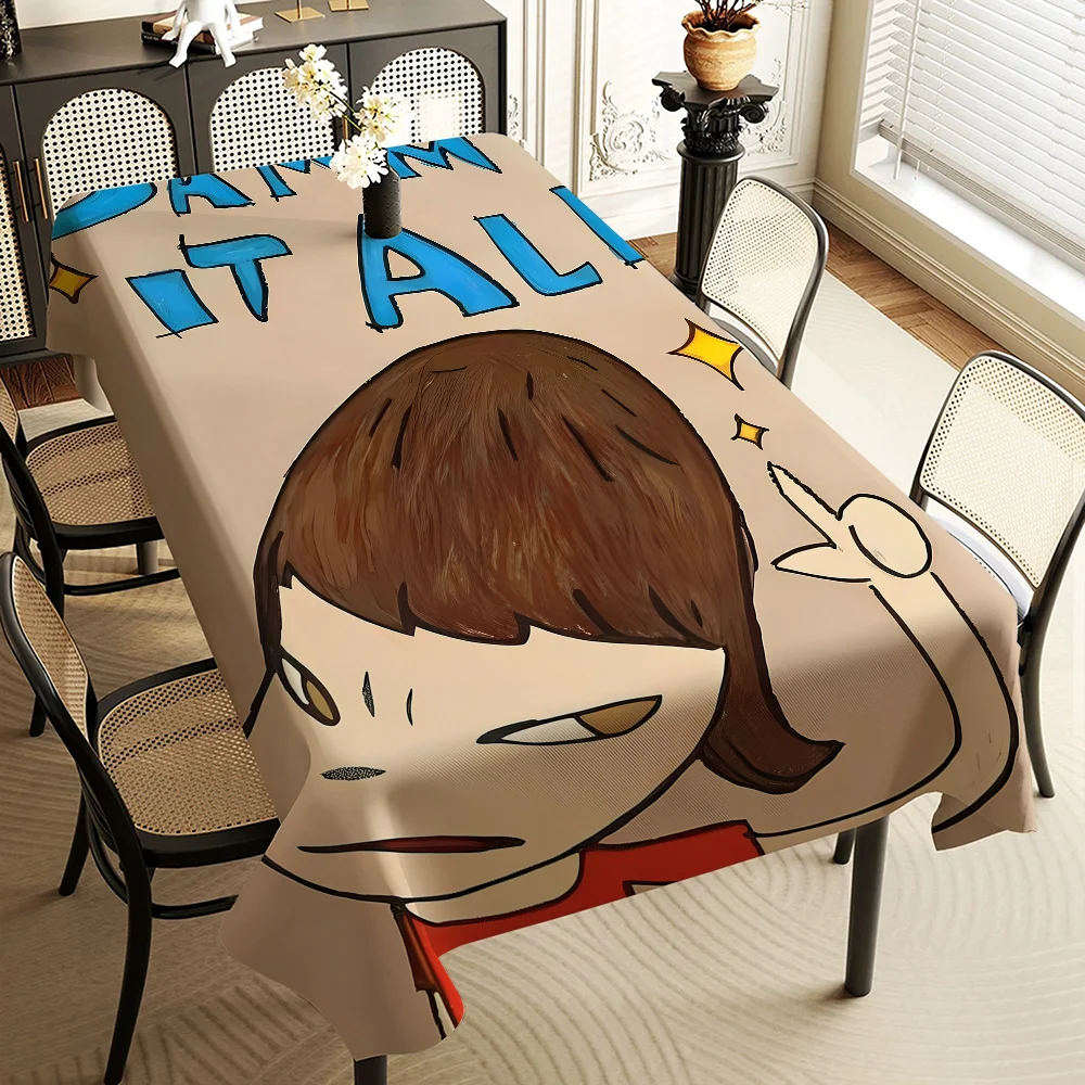Yoshitomo Nara Dream Doll Cartoon Rectangle Tablecloth Table Decor Reusable Waterproof Kitchen Dining Table Cloth Decoration
Yoshitomo Nara Dream Doll Cartoon Rectangle Tablecloth Table Decor Reusable Waterproof Kitchen Dining Table Cloth Decoration