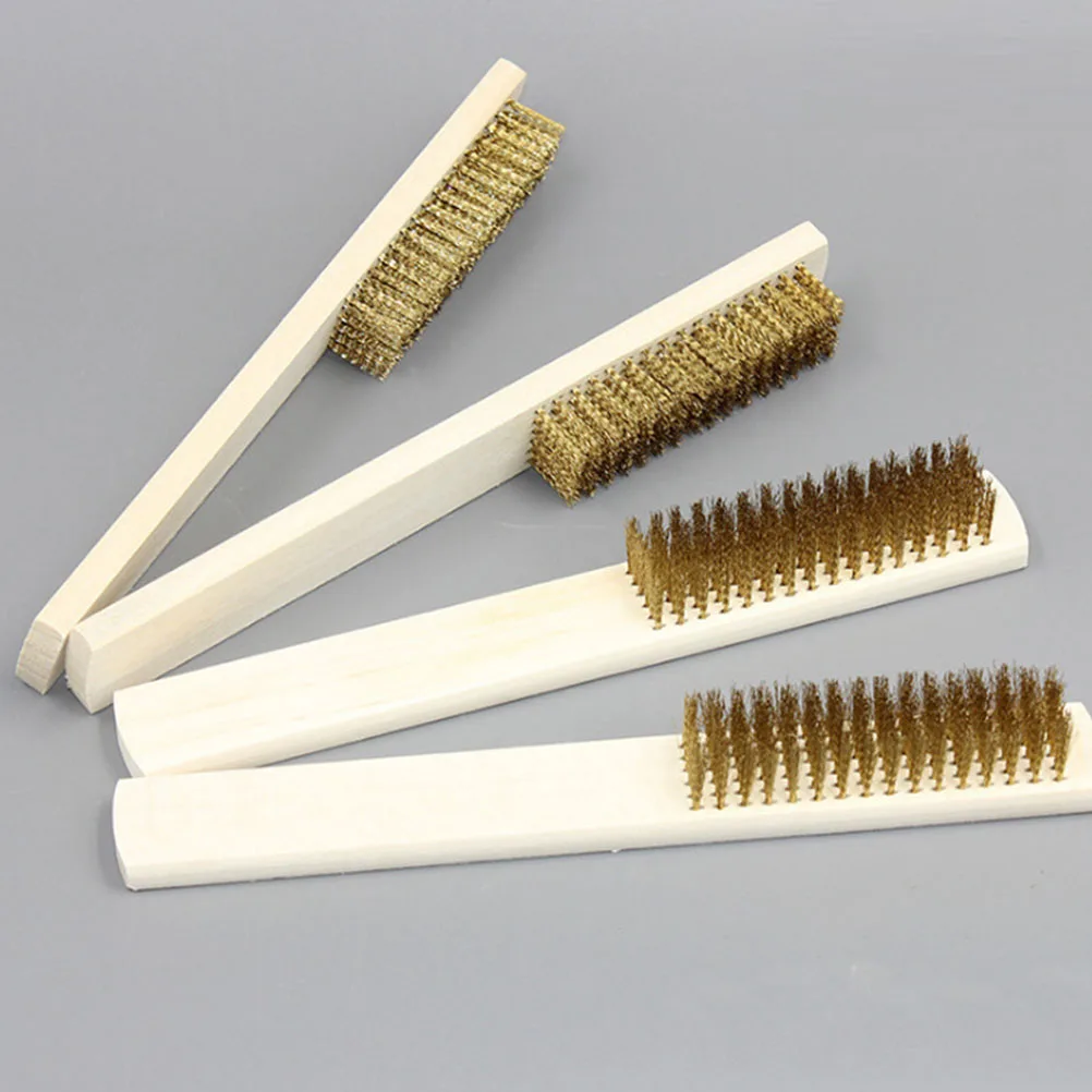 3pcs Steel Wire Brush Polishing Copper Cleaning Tools Rust Removal Dust Smudge Eraser Wood Handle Anti Skid Household Tool
3pcs Steel Wire Brush Polishing Copper Cleaning Tools Rust Removal Dust Smudge Eraser Wood Handle Anti Skid Household Tool