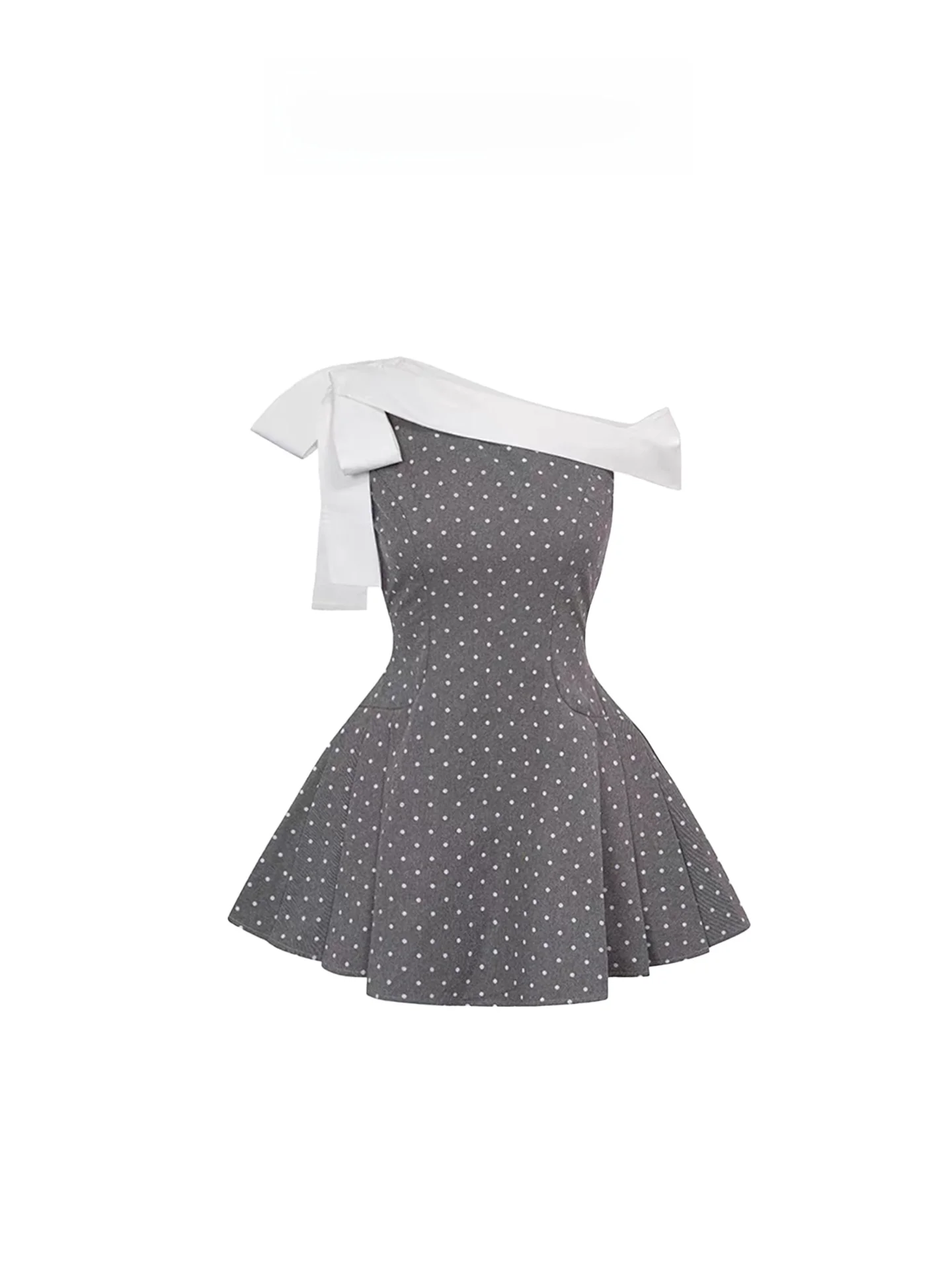 HEZA ey Polka Dot Asymmetrical oulder Women's Dr with Bow Waist Puffin plus Size French Sle A-Line ort Dr
HEZA ey Polka Dot Asymmetrical oulder Women's Dr with Bow Waist Puffin plus Size French Sle A-Line ort Dr