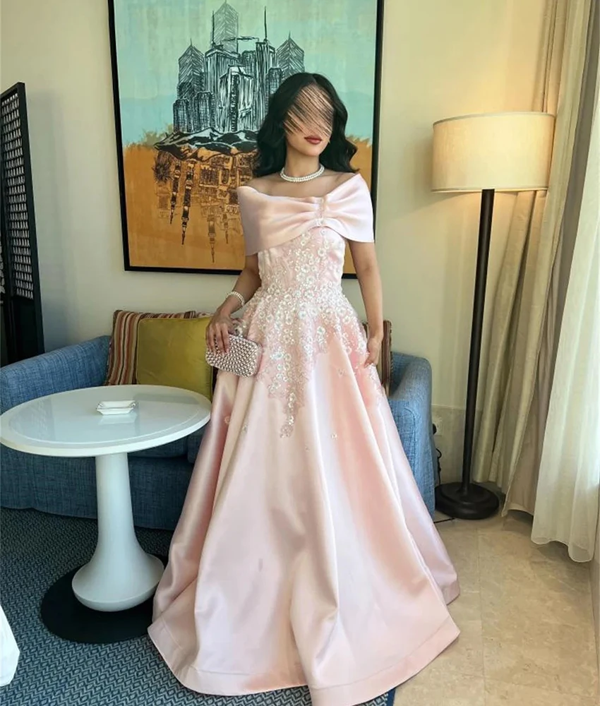 Customized Graceful Satin A-Line Off the Shoulder Sequined Beading Crystal 3D Flowers Evening Dress Delicate Celebrity Gowns
Customized Graceful Satin A-Line Off the Shoulder Sequined Beading Crystal 3D Flowers Evening Dress Delicate Celebrity Gowns