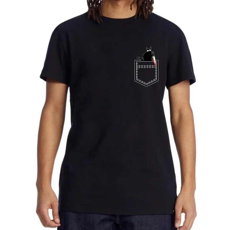 XIN YI Men's High Quality 100% Cotton Funny Pocket Knife Cat Printing O-neck for Men T-shirt Casual Hip Hop T-shirt Male Top Tee
XIN YI Men's High Quality 100% Cotton Funny Pocket Knife Cat Printing O-neck for Men T-shirt Casual Hip Hop T-shirt Male Top Tee