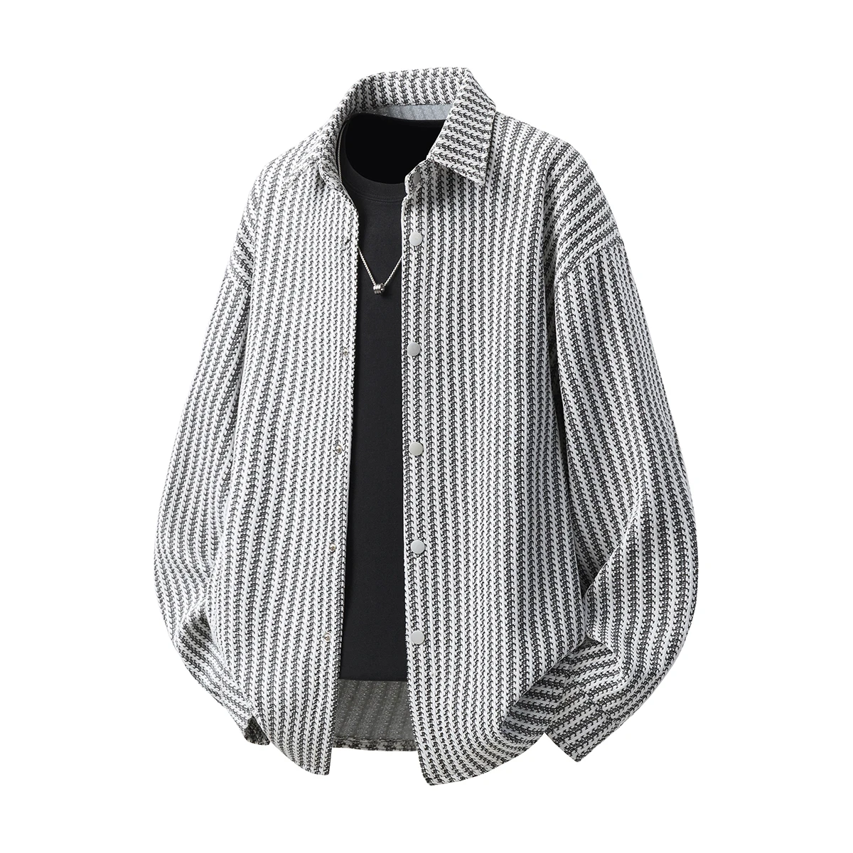 2026 Spring Men Fashion Trend High Quality Versatile Shirt Men's Loose Striped Large Size Comfortable Breathable Casual Shirt
2026 Spring Men Fashion Trend High Quality Versatile Shirt Men's Loose Striped Large Size Comfortable Breathable Casual Shirt