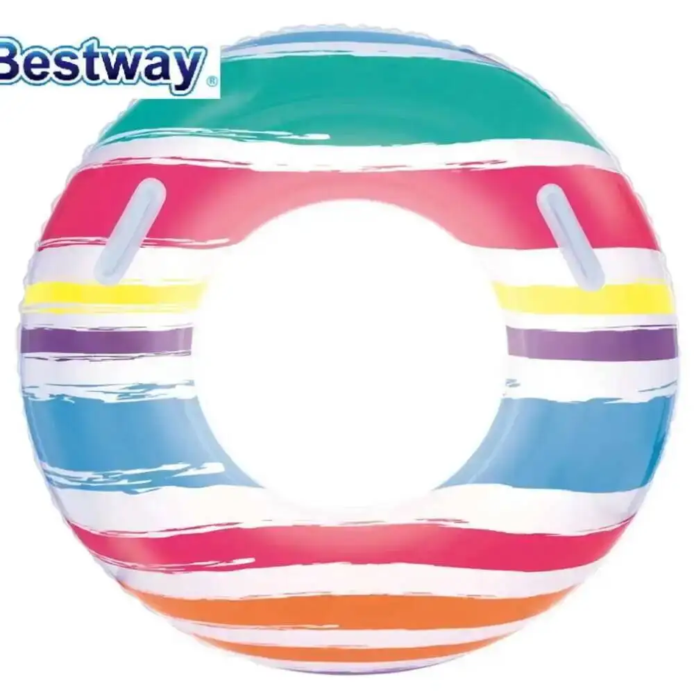 Надувной круг для плавания Bestway 36010, 91 см, в полоску, с усиленными ручками, диаметр 36 дюймов, для детей от 9 лет, с предохранительным клапаном
Надувной круг для плавания Bestway 36010, 91 см, в полоску, с усиленными ручками, диаметр 36 дюймов, для детей от 9 лет, с предохранительным клапаном