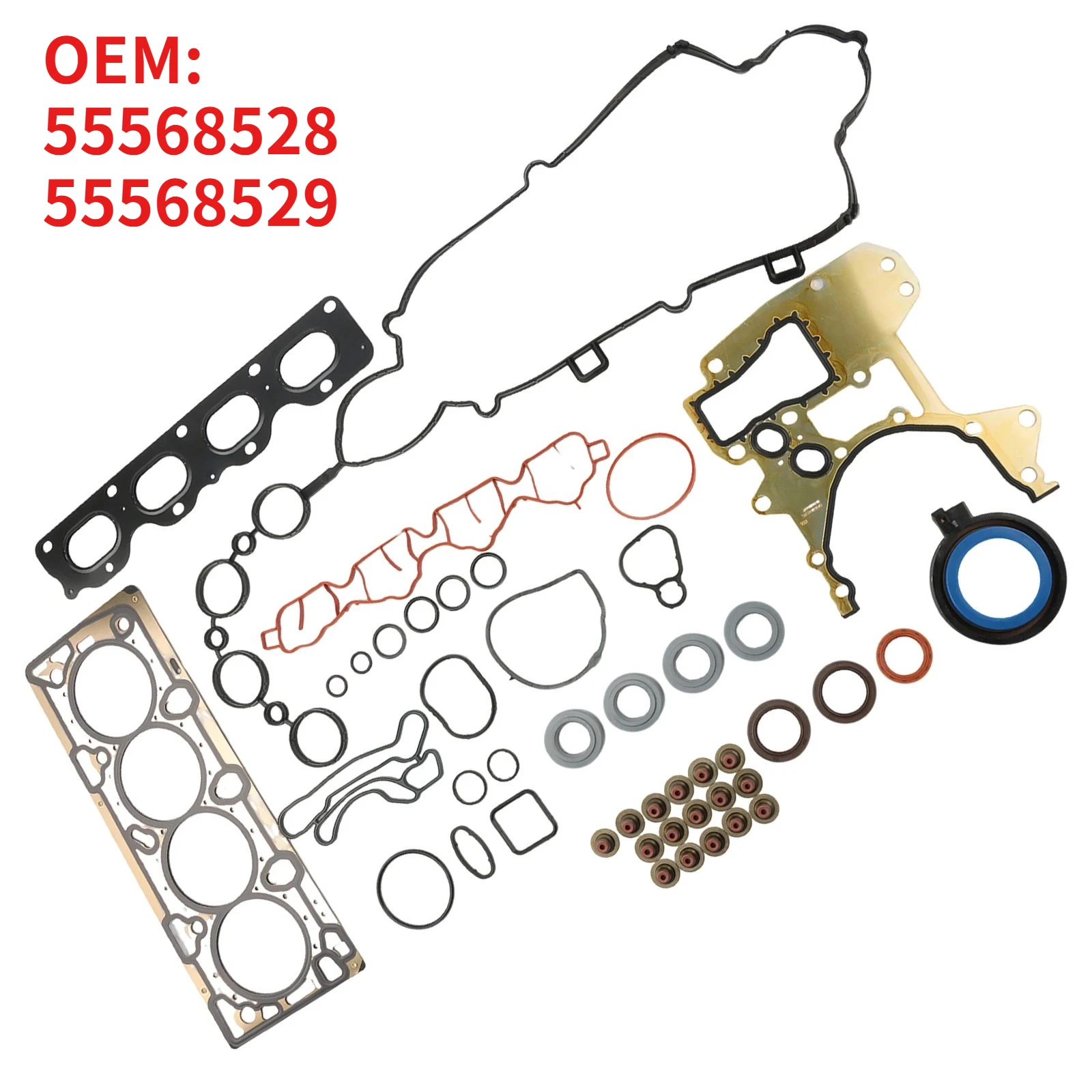 Engine Rebuilding Kit Oil Cooler Cylinder Head Gasket OEM 55568529 For Chevrolet CRUZE Aveo Trax Opel Astra Insignia 1.8L 1.6L
Engine Rebuilding Kit Oil Cooler Cylinder Head Gasket OEM 55568529 For Chevrolet CRUZE Aveo Trax Opel Astra Insignia 1.8L 1.6L