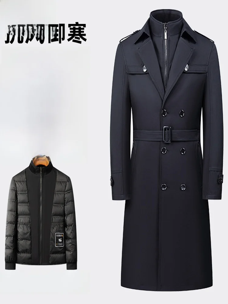 TUCANO Men's Winter Long Coat Jaet Removable down Inner Warm Outerwear One Coat Tee Ways Faionable Urban Sle
TUCANO Men's Winter Long Coat Jaet Removable down Inner Warm Outerwear One Coat Tee Ways Faionable Urban Sle