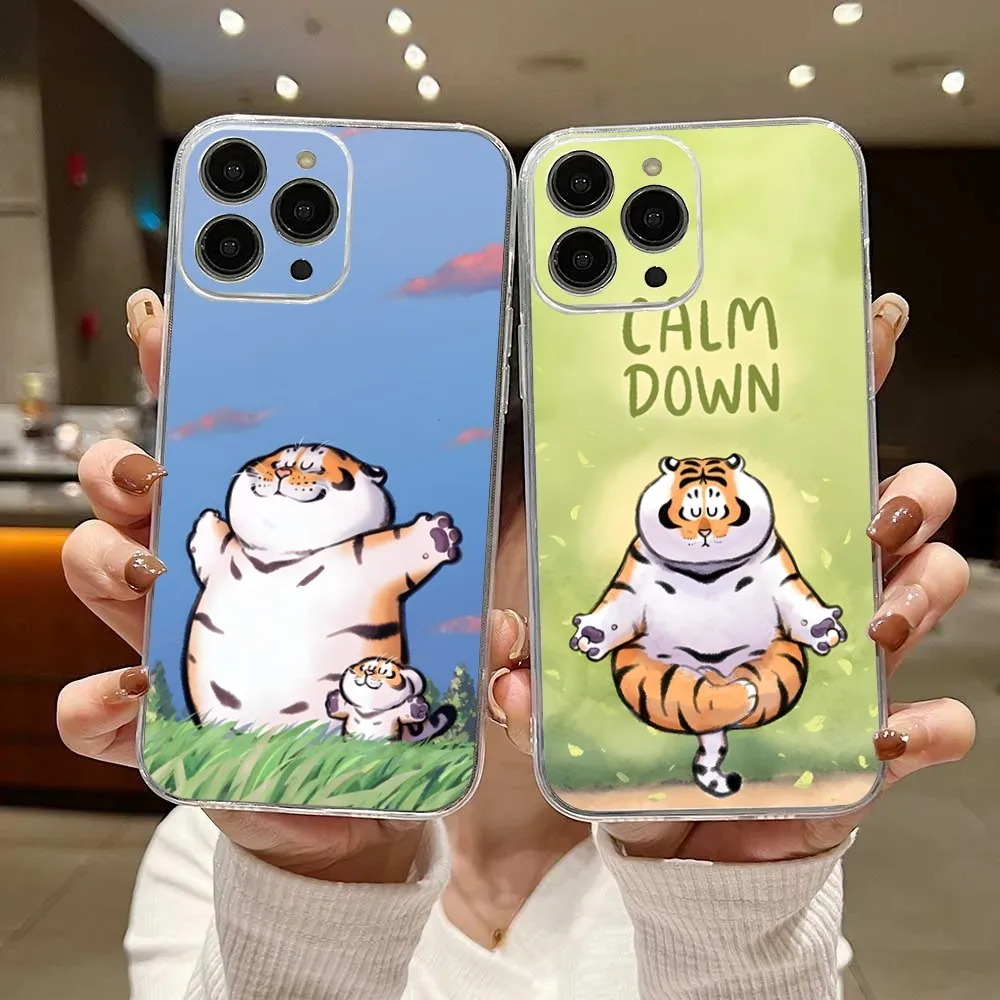 Cute Fat Tiger Phone Case For iPhone 15,14,13,12,11 Plus,Pro,Max,XR,XS,X,7,8 Plus,SE,Mini Transparent Silicone Soft
Cute Fat Tiger Phone Case For iPhone 15,14,13,12,11 Plus,Pro,Max,XR,XS,X,7,8 Plus,SE,Mini Transparent Silicone Soft