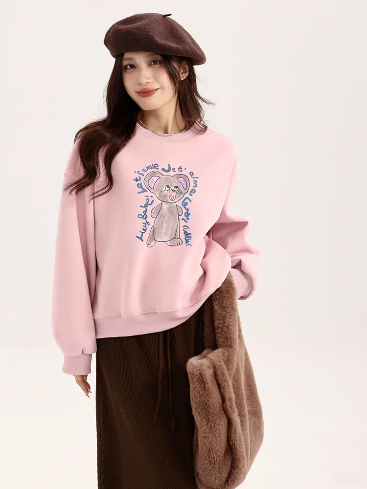 Розовая женская толстовка с капюшоном, на флисовой подкладке, с длинными рукавами, круглым вырезом, облегающего кроя, удобная, дышащая, модная, в корейском стиле
Розовая женская толстовка с капюшоном, на флисовой подкладке, с длинными рукавами, круглым вырезом, облегающего кроя, удобная, дышащая, модная, в корейском стиле