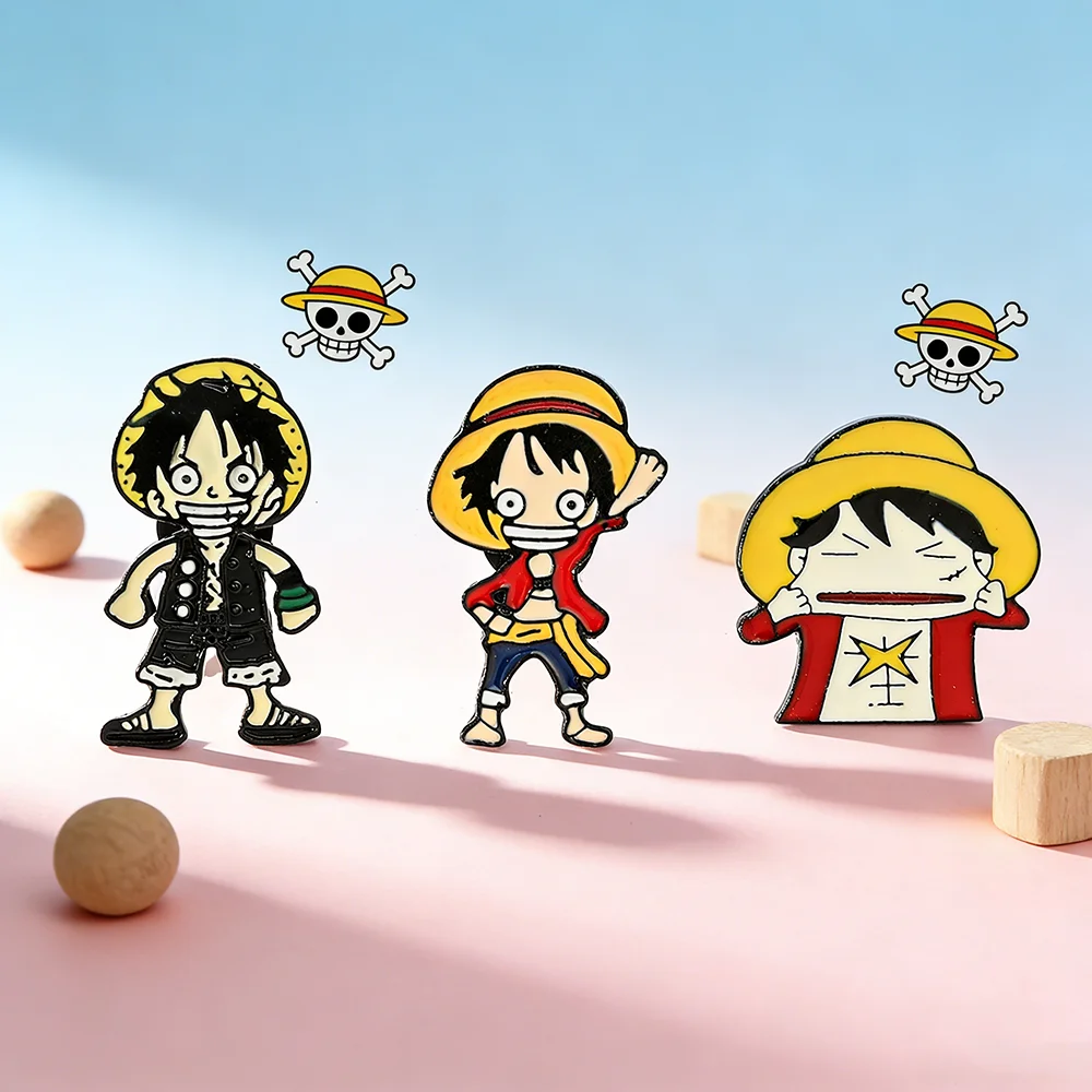 Monkey D. Luffy Enamel Pin - Anime Cartoon Classic Straw Hat Brooch for Backpack Clothing Jewelry Metal Badge Accessory Gift
Monkey D. Luffy Enamel Pin - Anime Cartoon Classic Straw Hat Brooch for Backpack Clothing Jewelry Metal Badge Accessory Gift