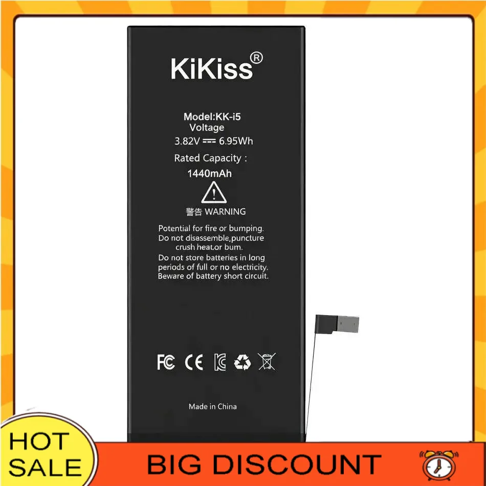 Reliable Replacement 1440Mah Mobile Phone Battery For Apple Iphone 5 Environmentally Friendly
Reliable Replacement 1440Mah Mobile Phone Battery For Apple Iphone 5 Environmentally Friendly
