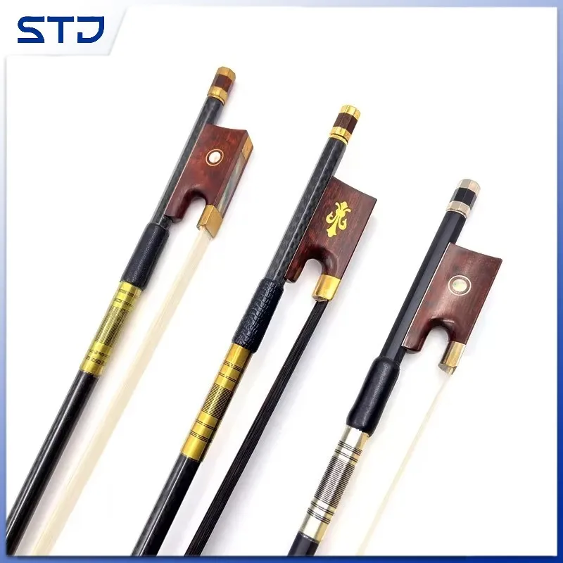 Grid carbon Fiber mounted Black/white horsehair Snakewood frog Black plaid bow Fiddle Bow,1pcs Stick 4/4 violin Copper/silver
Grid carbon Fiber mounted Black/white horsehair Snakewood frog Black plaid bow Fiddle Bow,1pcs Stick 4/4 violin Copper/silver