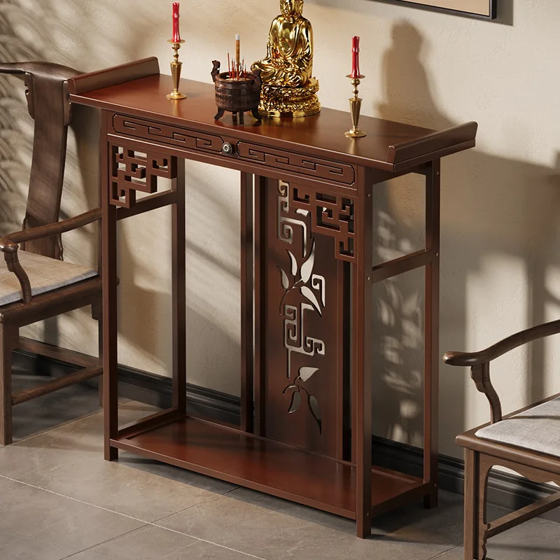 DSA new Chinese-style offering table Household foyer incense case counter Zhongtang strip case Bodhisattva God of Wealth
DSA new Chinese-style offering table Household foyer incense case counter Zhongtang strip case Bodhisattva God of Wealth