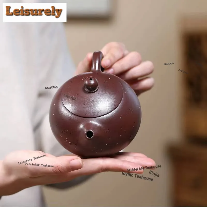 300ml Antique Yixing Purple Clay Teapots Handmade Xishi Pot Raw Ore Purple Mud Tea Maker Kettle Zisha Teaset Tea Ceremony Craft
300ml Antique Yixing Purple Clay Teapots Handmade Xishi Pot Raw Ore Purple Mud Tea Maker Kettle Zisha Teaset Tea Ceremony Craft