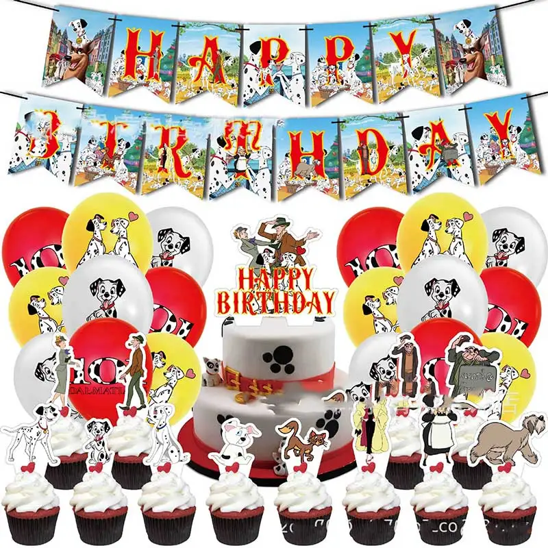 One Hundred and One Dalmatians Birthday Party Decoration Animal Balloon Banner Cake Kids Backdrop Kindergarten Baby Shower Gift
One Hundred and One Dalmatians Birthday Party Decoration Animal Balloon Banner Cake Kids Backdrop Kindergarten Baby Shower Gift