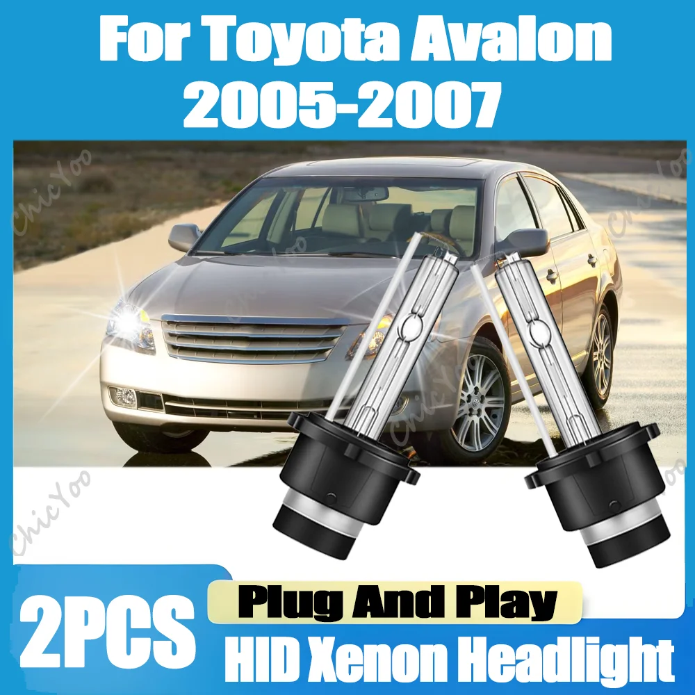 2PCS 35W High Power D2S Xenon Headlight Bubs 6000K White Super Bright HID Headlights 20000LM For Toyota Avalon 2005 2006 2007
2PCS 35W High Power D2S Xenon Headlight Bubs 6000K White Super Bright HID Headlights 20000LM For Toyota Avalon 2005 2006 2007