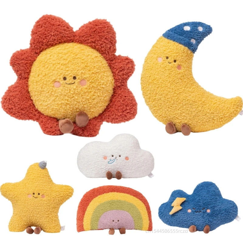 Kawaii Sky Plush Doll Pillow Cute Weather Dark Clouds Sun Moon Stars Rainbow Clouds Plush Toy Home Decor Gift For Boys And Girls
Kawaii Sky Plush Doll Pillow Cute Weather Dark Clouds Sun Moon Stars Rainbow Clouds Plush Toy Home Decor Gift For Boys And Girls
