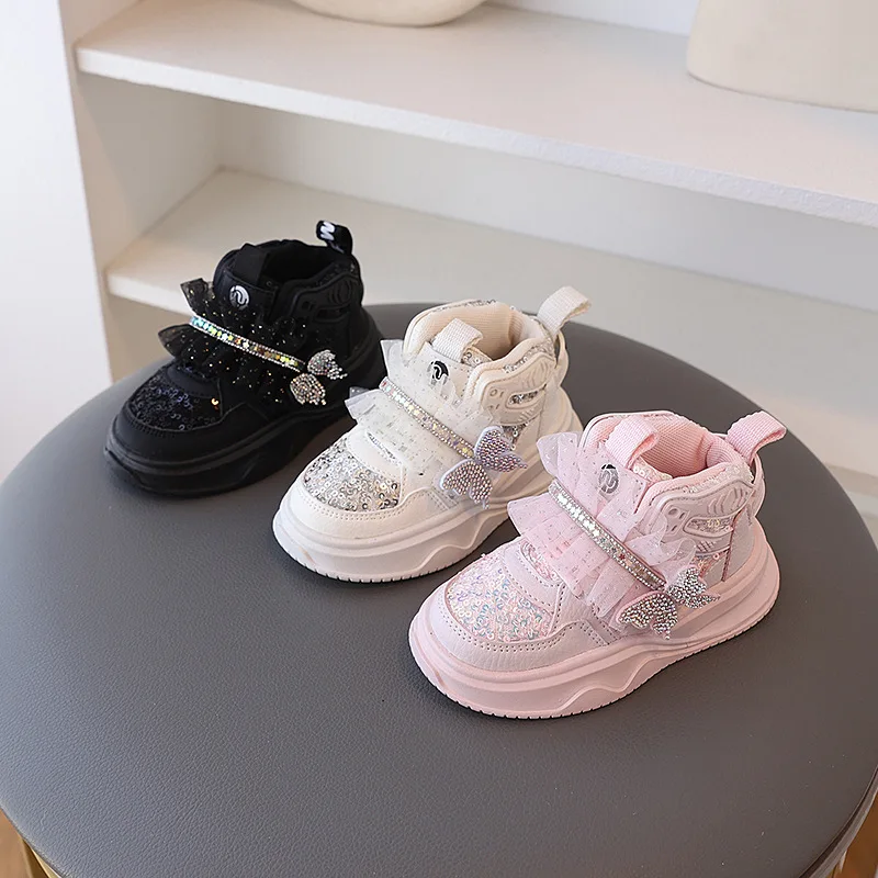 Children Girl Shoes Princess Sweet Sneaker Soft Soled Non Slip Casual Shoe Girl Sneaker Board Shoes
Children Girl Shoes Princess Sweet Sneaker Soft Soled Non Slip Casual Shoe Girl Sneaker Board Shoes