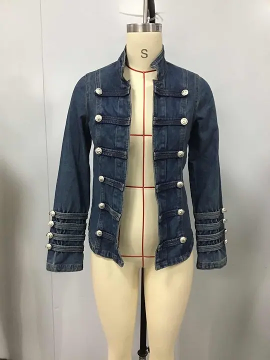 Streetwear Casual Slim Fit Button Short Denim Jacket Women Fashion Spring Autumn 2026 Stand Collar Long Sleeve Jean Jacket
Streetwear Casual Slim Fit Button Short Denim Jacket Women Fashion Spring Autumn 2026 Stand Collar Long Sleeve Jean Jacket
