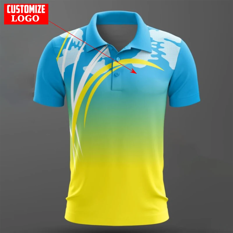 Outdoor Table Tennis Sports Polo T Shirt For Men Fashion Lapel Short Sleeve Summer Breathable Loose Tracksuits Custom LOGO Tops
Outdoor Table Tennis Sports Polo T Shirt For Men Fashion Lapel Short Sleeve Summer Breathable Loose Tracksuits Custom LOGO Tops