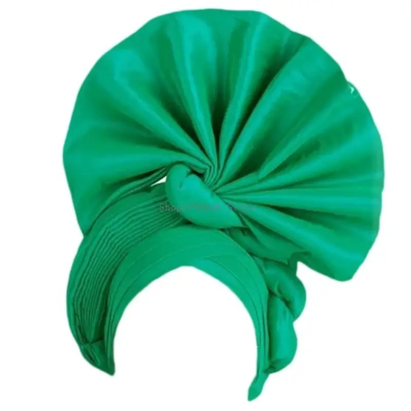 Unisex African Turban Head Wrap Stretch Auto Gele Headband Accessory
Unisex African Turban Head Wrap Stretch Auto Gele Headband Accessory