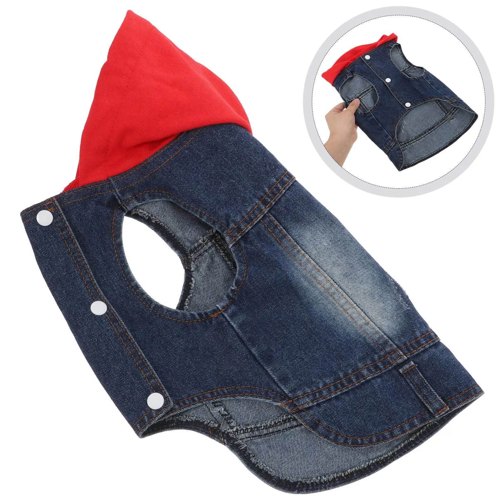 Pet Denim Jacket for Cute Sweaters Apparel Retro Style Knitted Hat Clothing Dog Clothes Pet Supplies Vest Hoodies
Pet Denim Jacket for Cute Sweaters Apparel Retro Style Knitted Hat Clothing Dog Clothes Pet Supplies Vest Hoodies