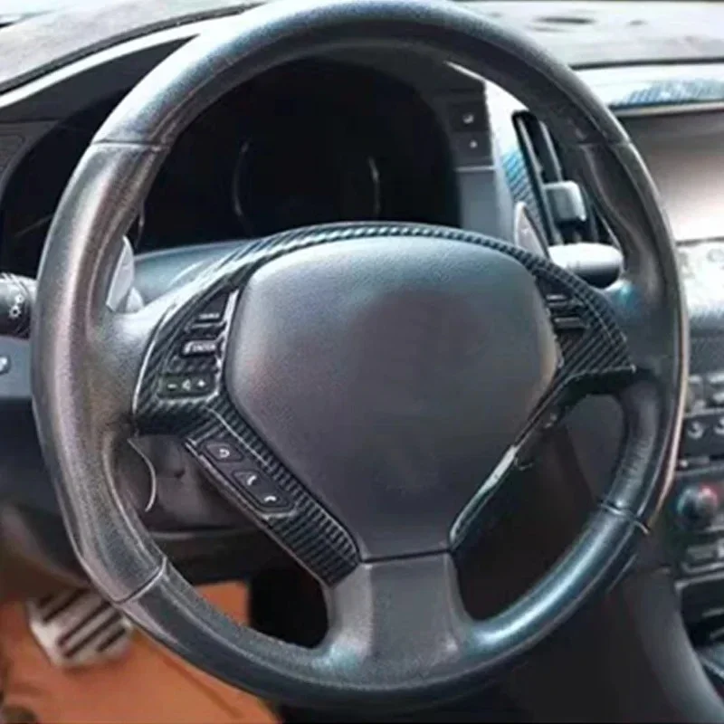 For Infiniti G25 G37 Real Dry Carbon Fiber 07-2013 Interior Decoration Steering Wheel Button Trim Frame Modification Accessories
For Infiniti G25 G37 Real Dry Carbon Fiber 07-2013 Interior Decoration Steering Wheel Button Trim Frame Modification Accessories