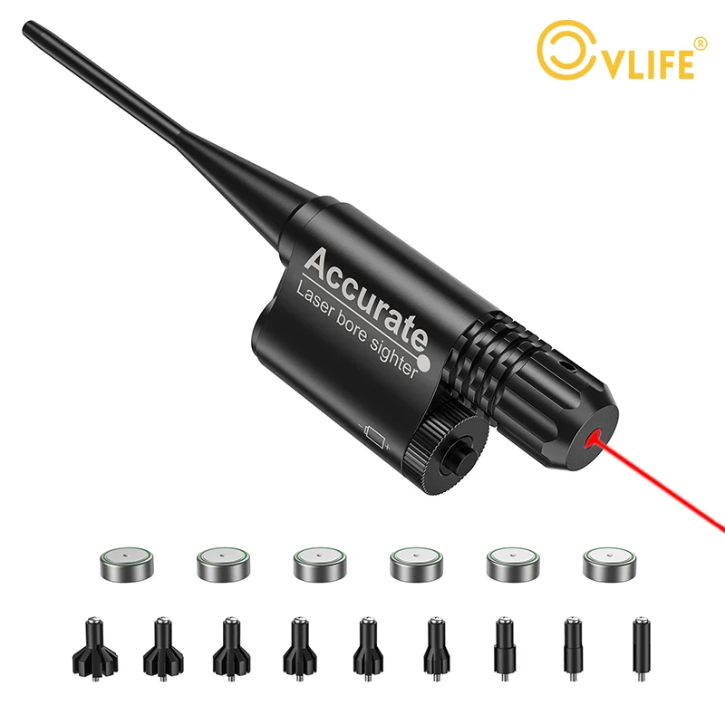 CVLIFE Bore Sight Tactical Gun Rifle Pistol Red or Green Laser Boresighter With Protective Box For 0.17 to 0.54 Caliber Hunting
CVLIFE Bore Sight Tactical Gun Rifle Pistol Red or Green Laser Boresighter With Protective Box For 0.17 to 0.54 Caliber Hunting