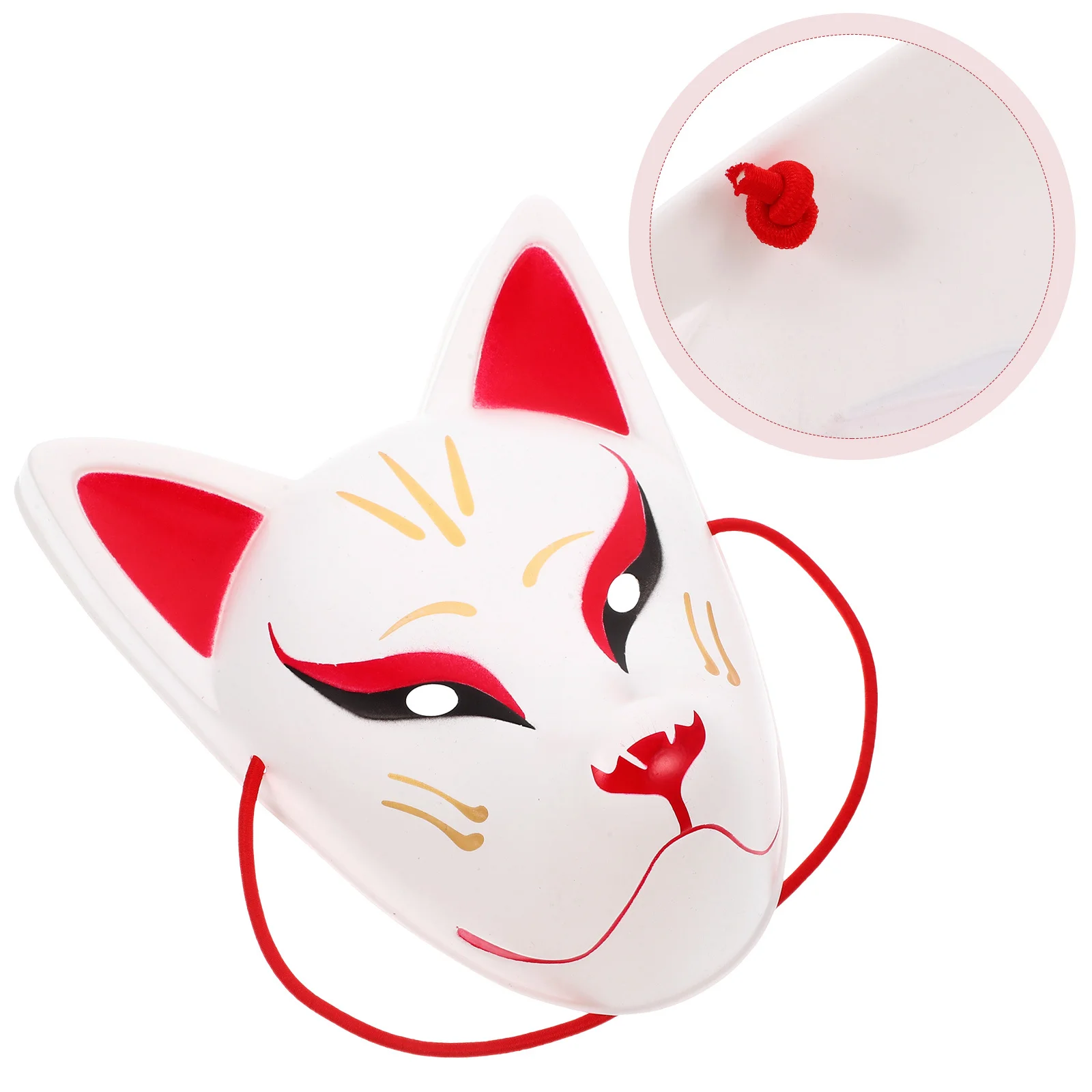 1pc Fox Mask Japanese Cherry Blossom Design Full Face Costume For Halloween Cosplay Masquerade Party Kitsune Animal Dress Up
1pc Fox Mask Japanese Cherry Blossom Design Full Face Costume For Halloween Cosplay Masquerade Party Kitsune Animal Dress Up