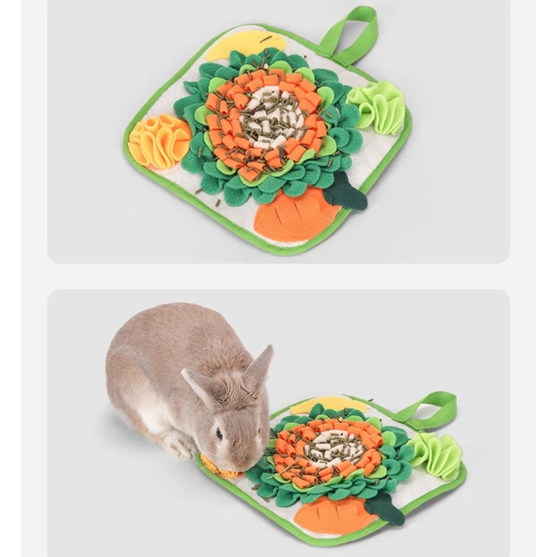 Pet Treat Dispensing Interactive Rabbit Toy Chew Toy Snuffle Mat Pad Fun Training Toy Foraging Training
Pet Treat Dispensing Interactive Rabbit Toy Chew Toy Snuffle Mat Pad Fun Training Toy Foraging Training