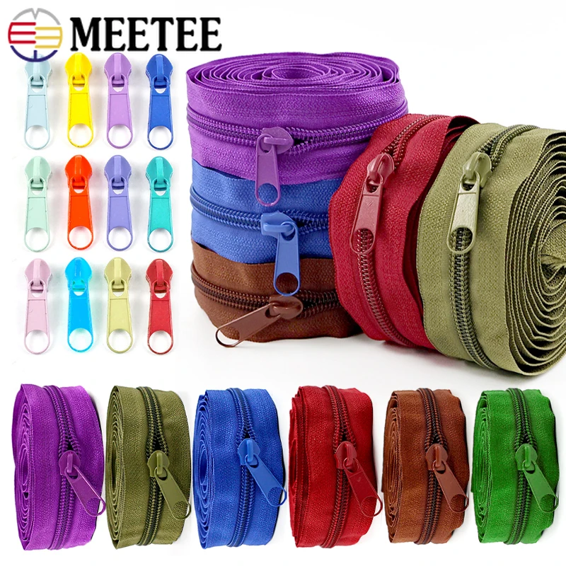 5/10/20M 3#5# Color Nylon Zippers+Slider Bag Clothes Closure Zipper Luggage Replace Zips Head Repair Kits DIY Sewing Accessories
5/10/20M 3#5# Color Nylon Zippers+Slider Bag Clothes Closure Zipper Luggage Replace Zips Head Repair Kits DIY Sewing Accessories