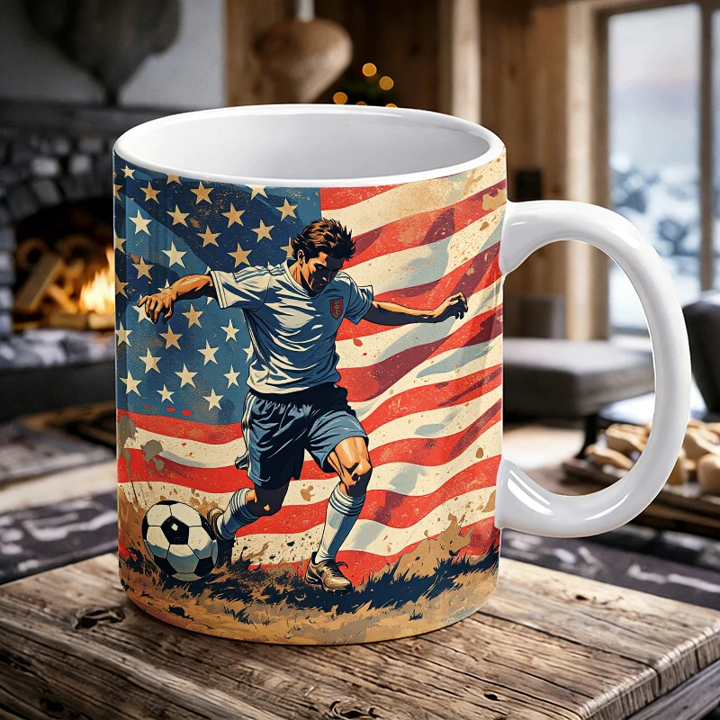 American Soccer Spirit Patriotic Key Buttons Mug with a bottle opener function of 2026 Major Football Event
American Soccer Spirit Patriotic Key Buttons Mug with a bottle opener function of 2026 Major Football Event