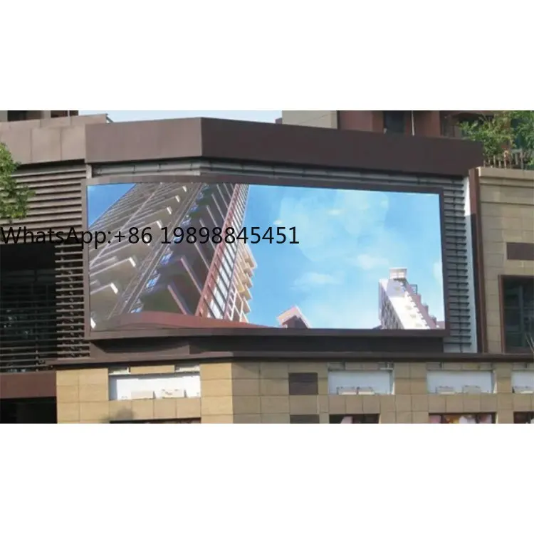 Outdoor RGB Advertising Fixed LED Display Screen Sign Board Waterproof P10 Outdoor LED Video Wall with IP65 Rating
Outdoor RGB Advertising Fixed LED Display Screen Sign Board Waterproof P10 Outdoor LED Video Wall with IP65 Rating