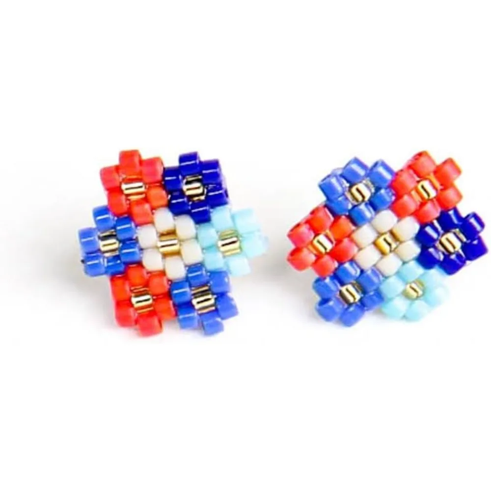 Handmade Beaded Stud Earrings Supporting Social Impact
Handmade Beaded Stud Earrings Supporting Social Impact