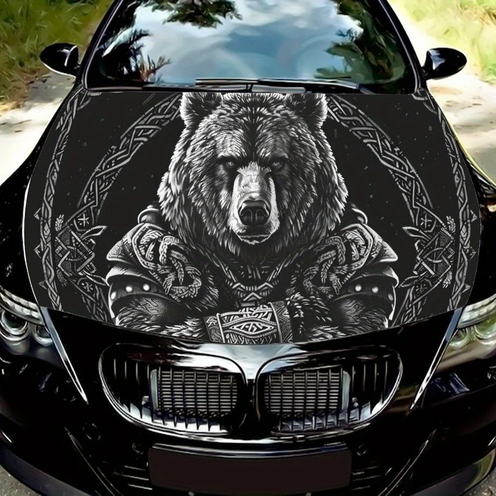 Tribal - Tattoo Bear Print Car hood stickers, waterproof self-adhesive car vinyl stickers, car decoration protection stickers, c
Tribal - Tattoo Bear Print Car hood stickers, waterproof self-adhesive car vinyl stickers, car decoration protection stickers, c