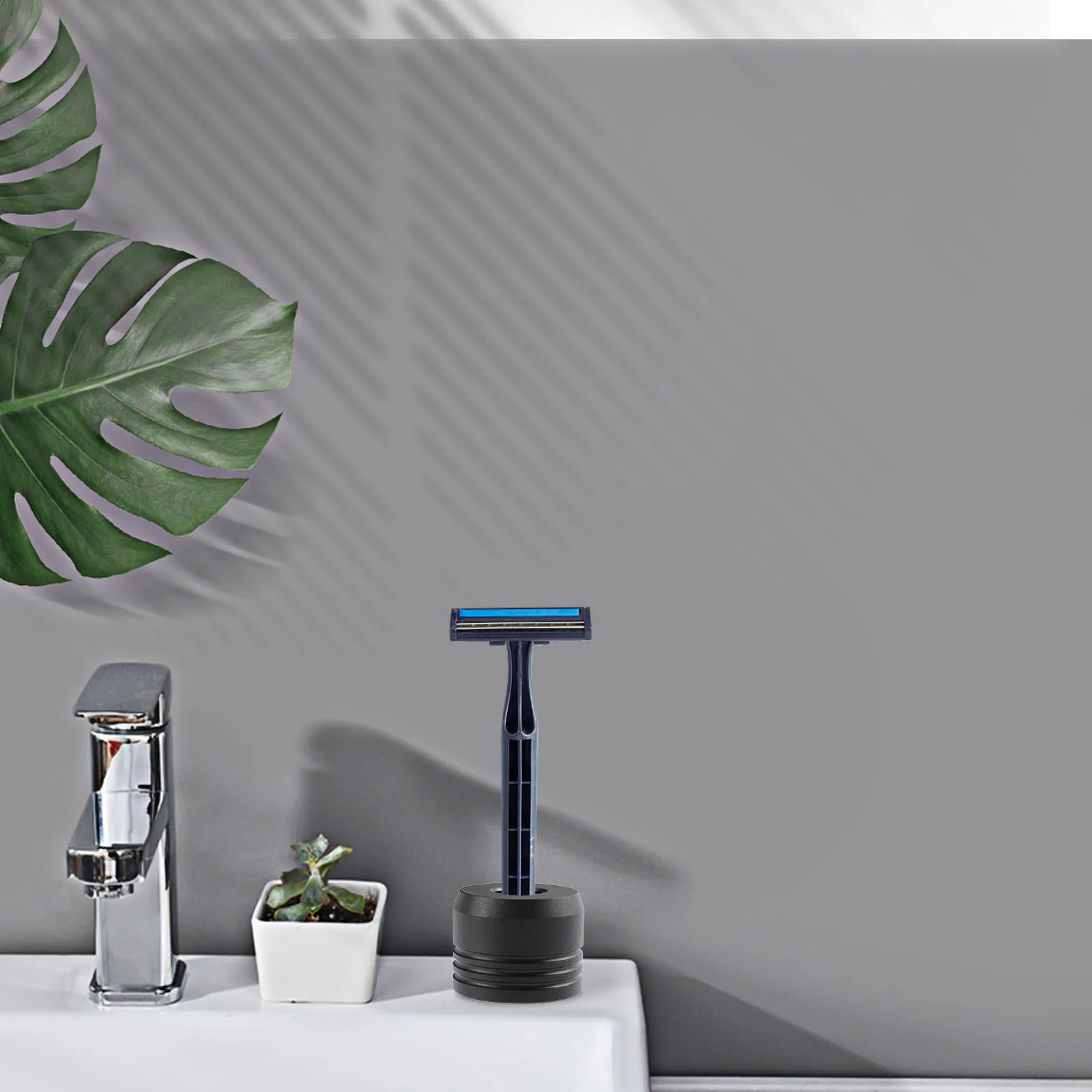 Razors Convenient Storage Base Portable Stand Aluminum Alloy Small Desktop Home Use Holder 
Razors Convenient Storage Base Portable Stand Aluminum Alloy Small Desktop Home Use Holder